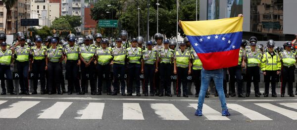 Movilizaciones de la oposición en Caracas Movilizaciones de la oposición en Caracas - Sputnik Mundo