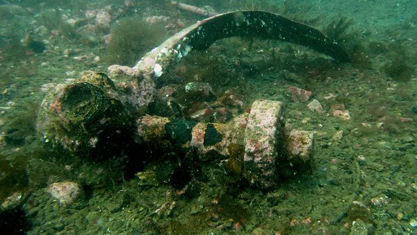Rescatan un caza soviético de las profundidades del mar Negro - Sputnik Mundo