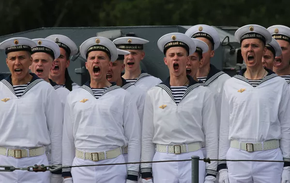 Ensayo general del desfile con motivo del Día de la Armada de Rusia Ensayo general del desfile con motivo del Día de la Armada de Rusia - Sputnik Mundo