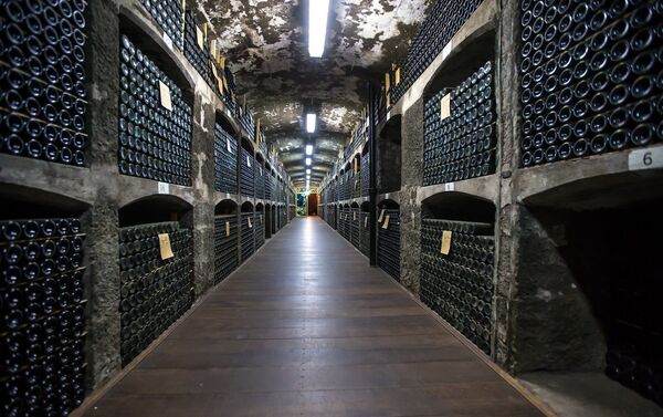 Bodega Massandra en Crimea Bodega Massandra en Crimea - Sputnik Mundo