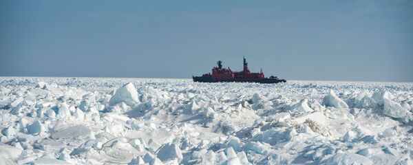 Un rompehielos ruso en el Ártico - Sputnik Mundo