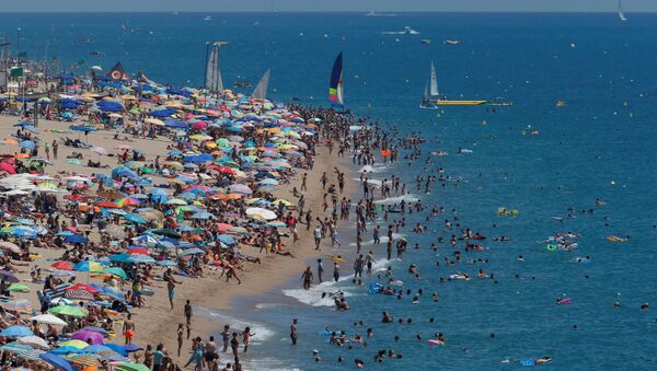 Playa de Calella, España (archivo) - Sputnik Mundo