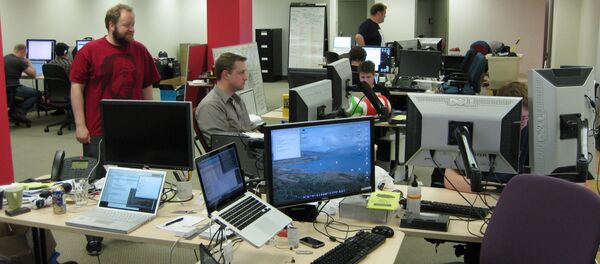 Una oficina (imagen referencial) - Sputnik Mundo