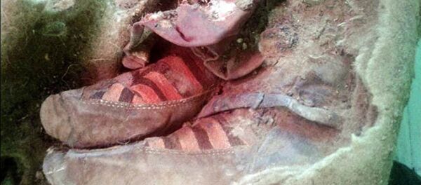 Calzado de momia de Altai - Sputnik Mundo