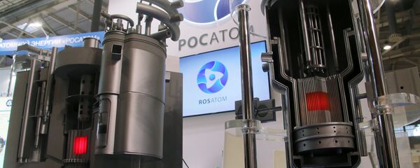 Los modelos de los reactores nucleares modernos de Rosatom en una exhibición en Moscú - Sputnik Mundo