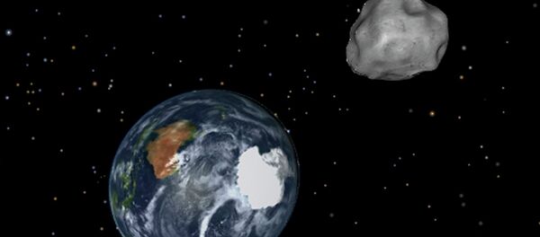 Simulación de un asteroide rumbo a la Tierra - Sputnik Mundo