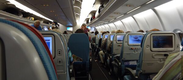 Dentro de un avión Dentro de un avión - Sputnik Mundo