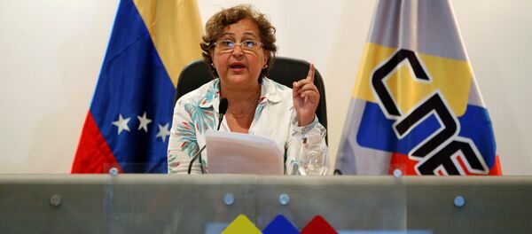 Tibisay Lucena, presidente del Consejo Nacional Electoral (CNE) - Sputnik Mundo