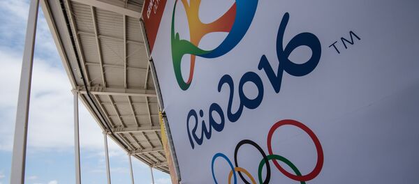 A banner with the Olympic logo for the Rio 2016 Olympic Games seen at the Olympic Tennis Centre of the Olympic Park in Rio de Janeiro, Brazil, on December 11, 2016 A banner with the Olympic logo for the Rio 2016 Olympic Games seen at the Olympic Tennis Centre of the Olympic Park in Rio de Janeiro, Brazil, on December 11, 2016 - Sputnik Mundo