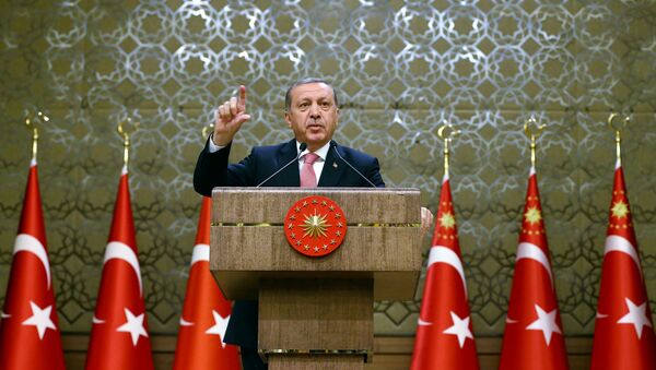 Recep Tayyip Erdogan, presidente de Turquía - Sputnik Mundo