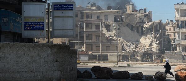 Militants shell a district in Aleppo. File photo - Sputnik Mundo