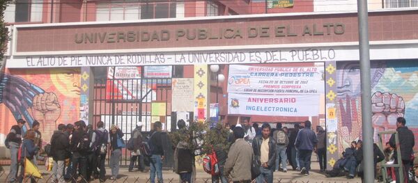 Universidad Pública de El Alto (UPEA) - Sputnik Mundo