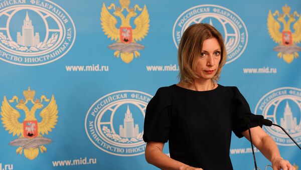 María Zajárova, portavoz del Ministerio de Exteriores de Rusia - Sputnik Mundo