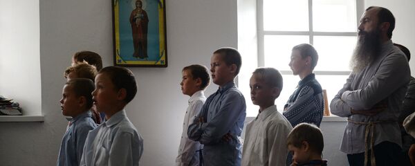 Niños de los viejos creyentes (archivo) Niños de los viejos creyentes (archivo) - Sputnik Mundo