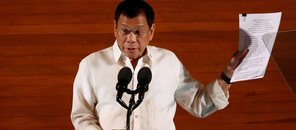 Rodrigo Duterte, el presidente de Filipinas Rodrigo Duterte, el presidente de Filipinas - Sputnik Mundo