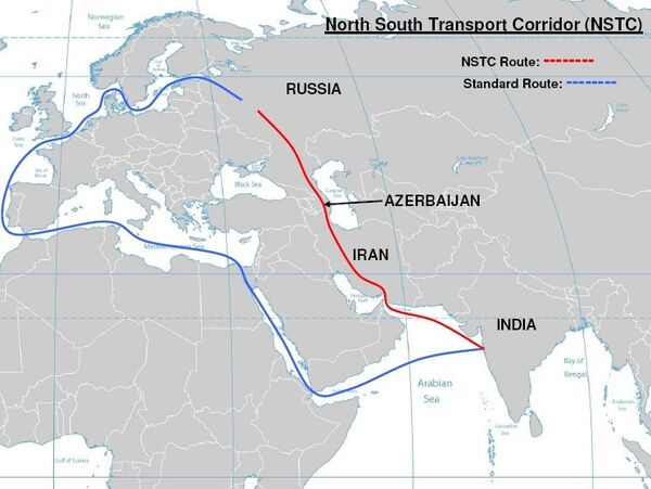 El corredor de transporte Norte-Sur - Sputnik Mundo