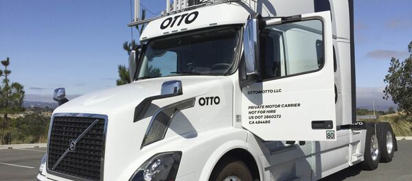 Camión sin conductor Otto, 2016 - Sputnik Mundo