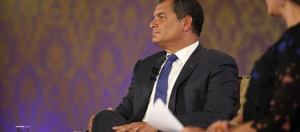 Rafael Correa, expresidente de Ecuador - Sputnik Mundo