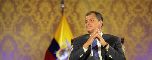 Rafael Correa, el expresidente de Ecuador - Sputnik Mundo