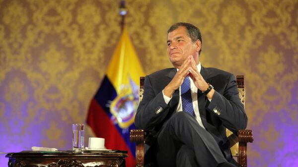 Rafael Correa, el presidente de Ecuador - Sputnik Mundo