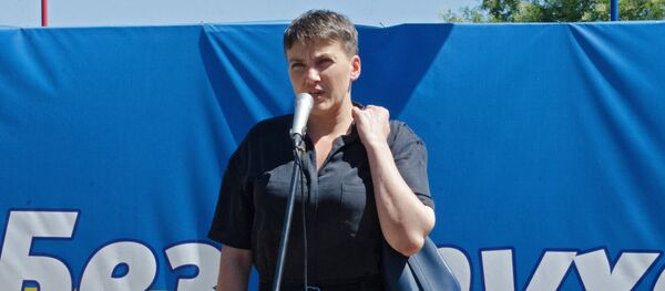 Nadezhda Sávchenko, diputada y militar ucraniana - Sputnik Mundo