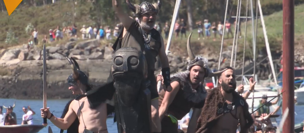 Romería Vikinga: guerreros nórdicos invaden España - Sputnik Mundo