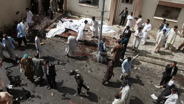 Ciudad de Quetta en Pakistán tras el atentado - Sputnik Mundo
