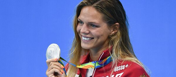 Yulia Efímova, nadadora rusa - Sputnik Mundo