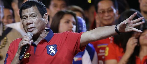 Rodrigo Duterte, el presidente de Filipinas - Sputnik Mundo