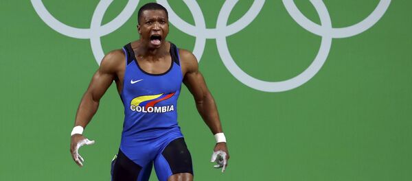 Óscar Figueroa, pesista colombiano - Sputnik Mundo