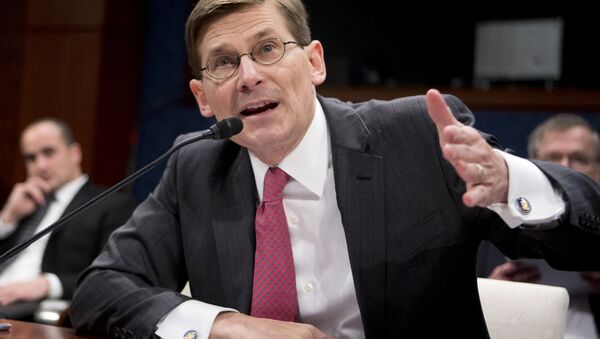 Michael Morell testifica ante el Senado en Washington, EEUU, 2 de abril de 2014 - Sputnik Mundo