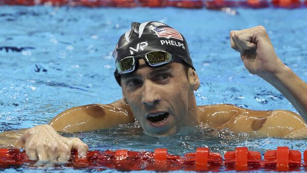 Michael Phelps, nadador estadounidense - Sputnik Mundo