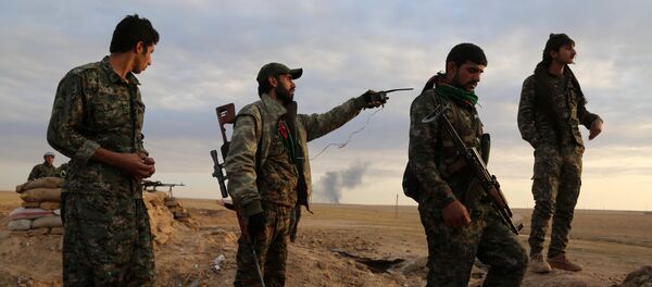 Militantes de la Fuerzas Democráticas Sirias (archivo) Militantes de la Fuerzas Democráticas Sirias (archivo) - Sputnik Mundo