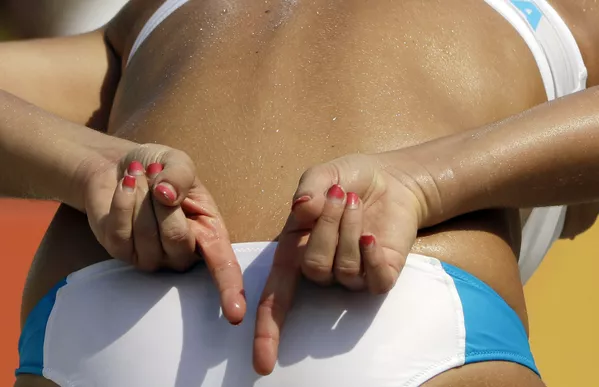Voleibol femenino en las calurosas playas de Río de Janeiro Voleibol femenino en las calurosas playas de Río de Janeiro - Sputnik Mundo