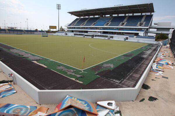 Estadio abandonado en Atenas. JJOO de Verano de 2004.  - Sputnik Mundo