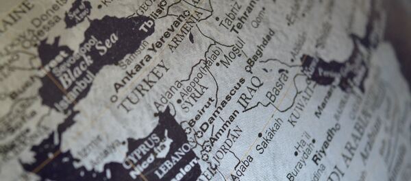 El mapa de Oriente Medio - Sputnik Mundo