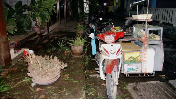 El lugar de la explosión en Hua Hin, Tailandia - Sputnik Mundo