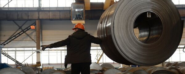 Una planta siderúrgica (Archivo) - Sputnik Mundo