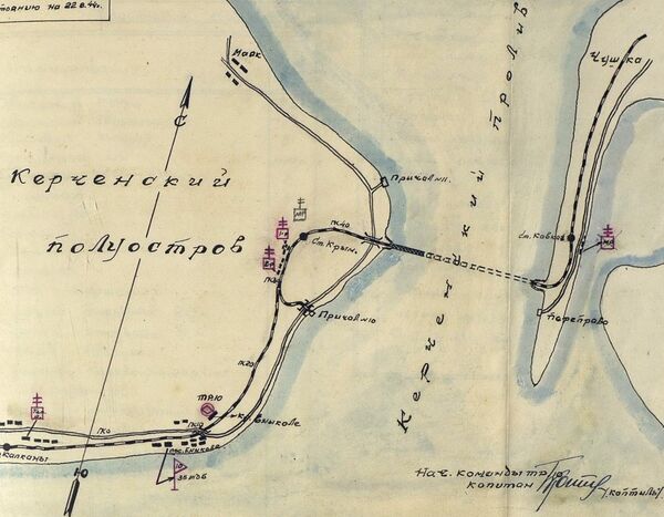 Esquema del puente de Kerch - Sputnik Mundo