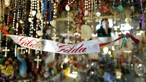 Santuario en honor de la cantante argentina Gilda - Sputnik Mundo