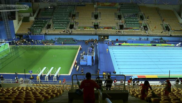 Las piscinas del centro acuático Maria Lenk - Sputnik Mundo