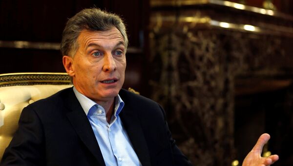 Mauricio Macri, presidente de Argentina - Sputnik Mundo