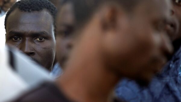 Los migrantes de Libia - Sputnik Mundo