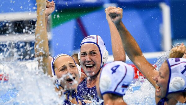 Equipo ruso femenino de polo acuático - Sputnik Mundo