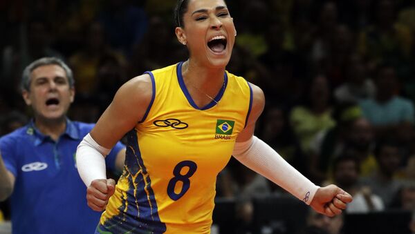 Jaqueline Carvalho durante los JJOO de Río 2016 - Sputnik Mundo
