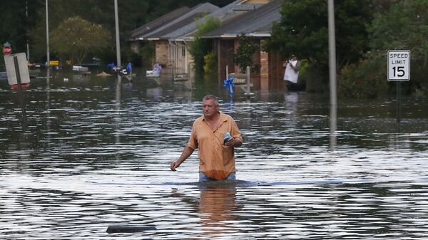 Inundaciones en Luisiana, EEUU - Sputnik Mundo