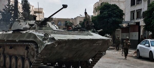 El Ejército sirio en la ciudad de Alepo - Sputnik Mundo
