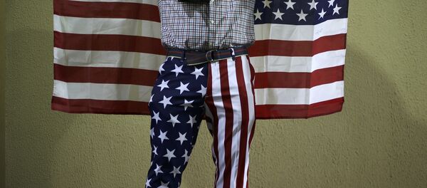 Un hincha de EEUU en los JJOO de Río 2016 Un hincha de EEUU en los JJOO de Río 2016 - Sputnik Mundo