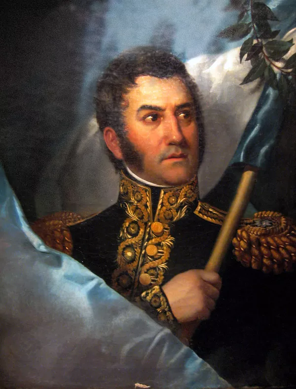 El retrato más canónico de José de San Martín (ilustración) El retrato más canónico de José de San Martín (ilustración) - Sputnik Mundo