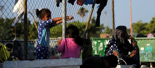 Refugiados en Grecia - Sputnik Mundo